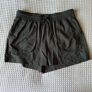 Old Navy Women's Dark Green Athletic Shorts